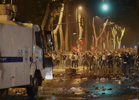 Thousands Of Anti Government Protesters Swarm Istanbul Square Following