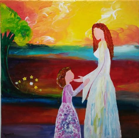 Mother Daughter Painting At Explore Collection Of