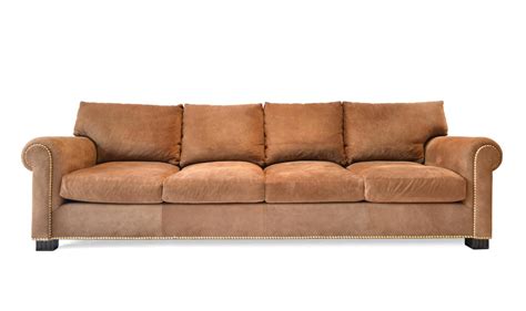 For use on leather apparel, furniture, auto interiors, shoes, bags and accessories. Suede Rolled Arm Sofa by Ralph Lauren For Sale at 1stdibs