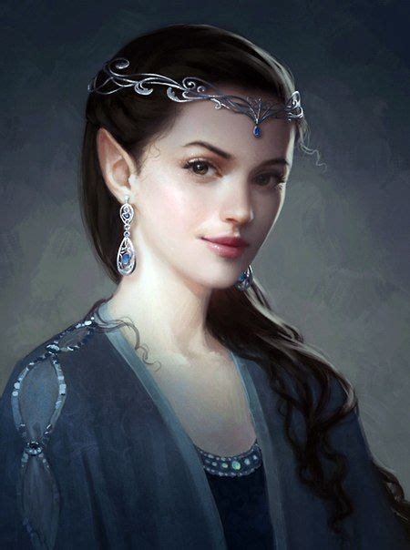 Арвен Arwen Fantasy Artwork Fantasy Portraits Female Elf