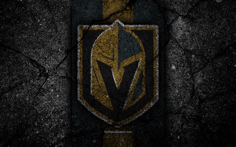 Vegas golden knights on twitter. Download wallpapers 4k, Vegas Golden Knights, logo, hockey ...