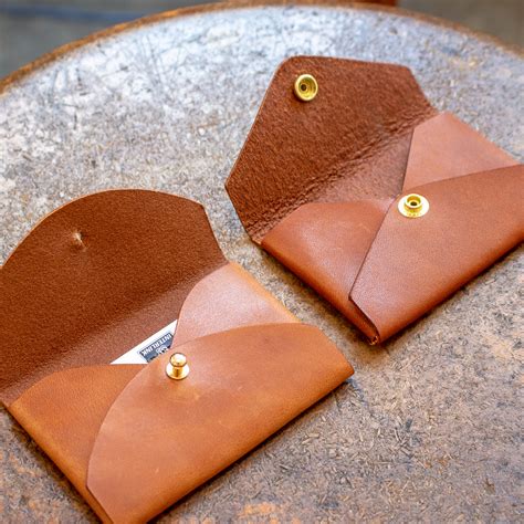 Now that you'll be carrying a credit card, you need to pay attention to security measures. Make A No-Stitch Leather Card Holder - Free PDF Template ...