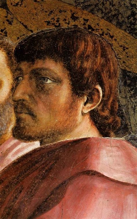 Masaccio Self Portrait Detail From The Tribute Money Fresco