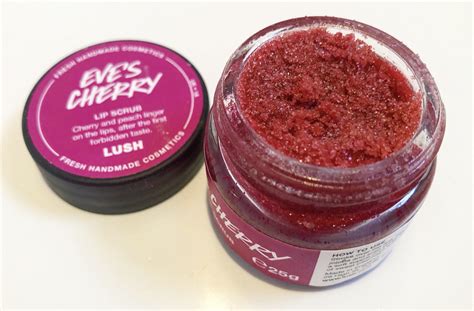 All Things Lush Uk Eves Cherry Lip Scrub
