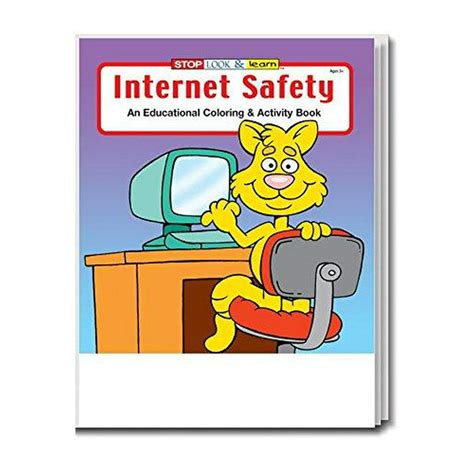 25 Pack Internet Safety Kids Educational Coloring And Activity Books