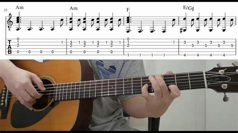 Believer Imagine Dragons Easy Fingerstyle Guitar Playthough Lesson