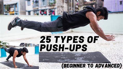 25 types of push ups beginners to advanced level high youtube