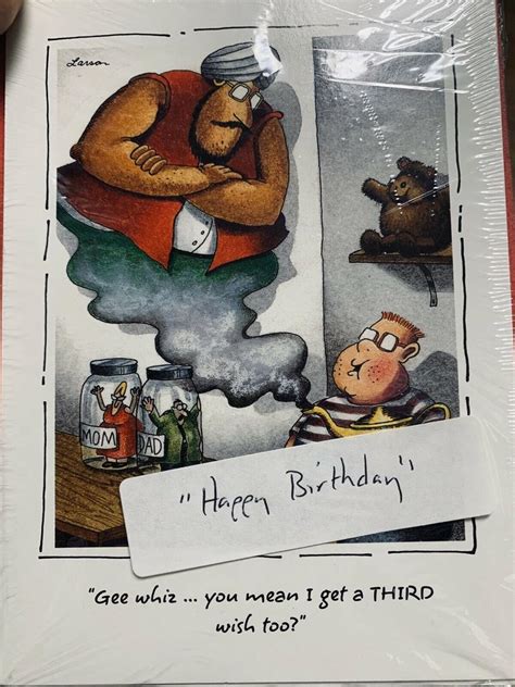 12 Different Far Side Birthday Cards W Envelopes ~ Photo Show Words