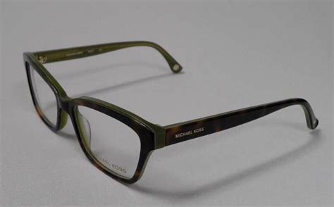 michael kors mk 257 225 s 52 eyeglasses tortoise olive rx frame authentic ebay
