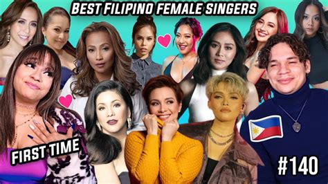 Best Female Filipino Singers Regine V Lea Salonga Sarah Geronimo Carol Banawa Jaya Kz