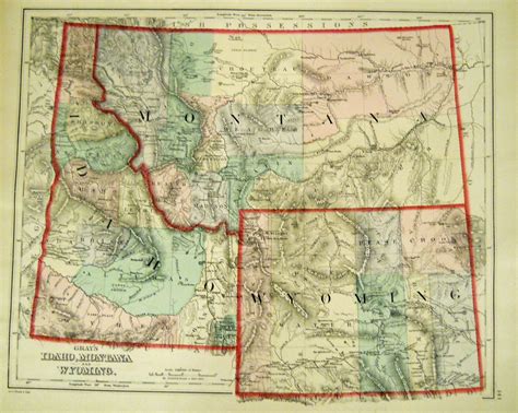 Map Of Montana And Idaho Verjaardag Vrouw 2020