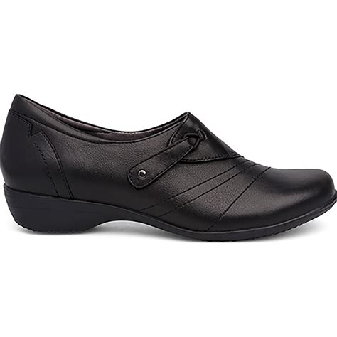 Dansko Franny Womens Black Milled Nappa Slip On Shoes 55000202