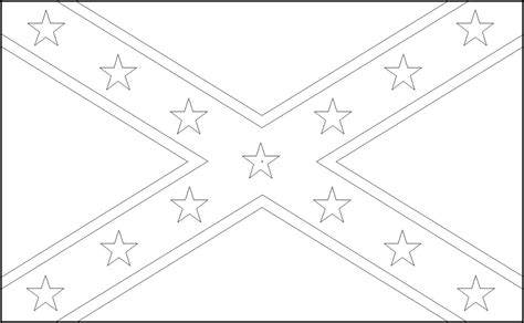Free Printable Confederate Flag And Color Book Pages 8½ X 11