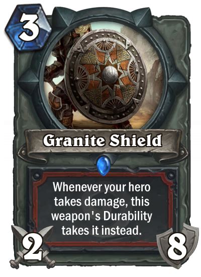 In Honor Of Hearthstone Getting Its First Official Shield Weapon R