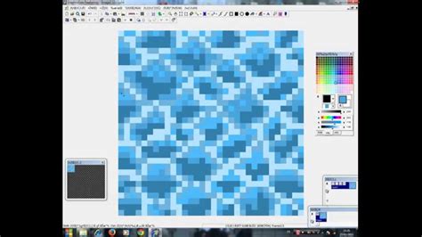 Minecraft Water Pixel Art