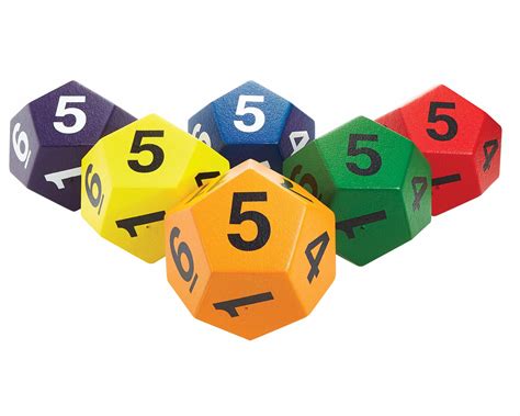 12 Sided Numbered Dice
