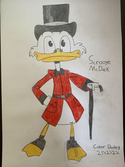 Scrooge Mcduck Ducktales 2017 By Conorthesimpsonsfan On Deviantart