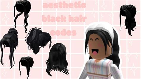 Aesthetic Black Hair Codes Girls Black Hair Roblox Black
