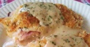 Chicken cordon bleu is usually stuffed with ham and swiss cheese, but you can use any cheese your family likes such as mozzarella or gruyere. Joanna's Corner: Chicken Cordon Blue - the easy way