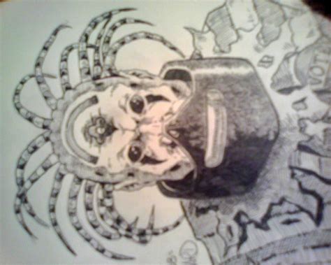 Ballpoint Sketch Skull Tattoo Illustration Skull