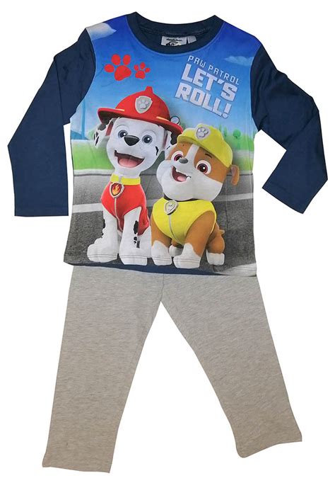 Schlafanz Ge Badem Ntel Schlafoveralls Nickelodeon Paw Patrol Jungen