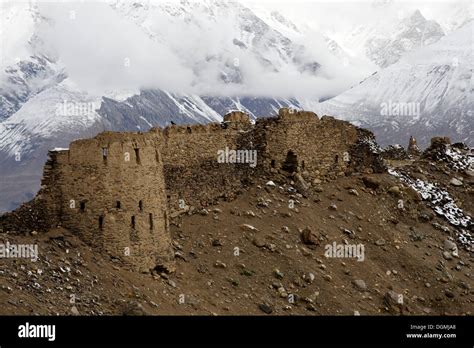 Ruins At The Wakhan Corridor On The Border With Afghanistan Pamir