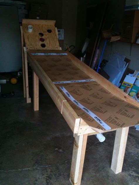 Aidan (turning 10 this month) thought that was a great idea. My DIY Skee Ball Game | Skee ball, Ball, Diy