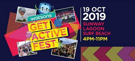 Watsons Get Active Fest At Sunway Lagoon Oct Oct