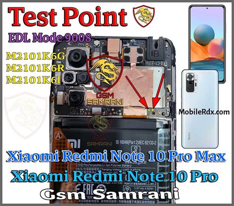 Redmi Note Pro Max Test Point For Edl Mode Reboot Into Edl