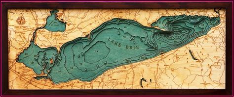 Lake Erie Topographic Map Map Resume Examples Ojyqb1wrvz