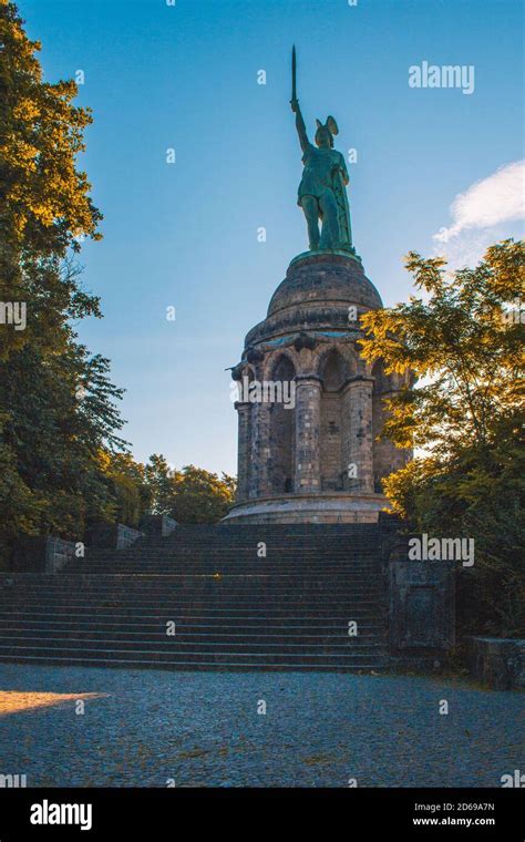 Hermannsdenkmal Hermann Monument Is The Highest Statue In Germany It