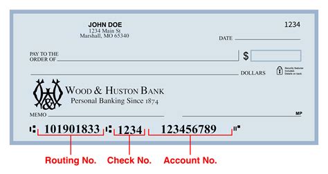 How to read cheque transit number. Wood & Huston Bank - Other Services - Wood & Huston Bank Routing Number 101901833