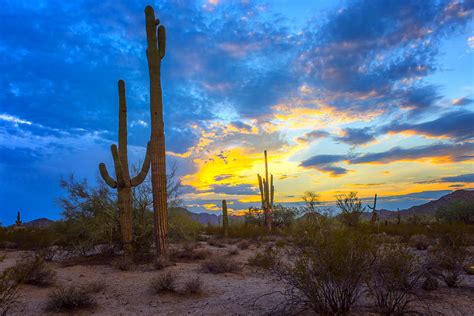 Desert Sky At Sunset Arizona Photograph By Jon Berghoff Fine Art