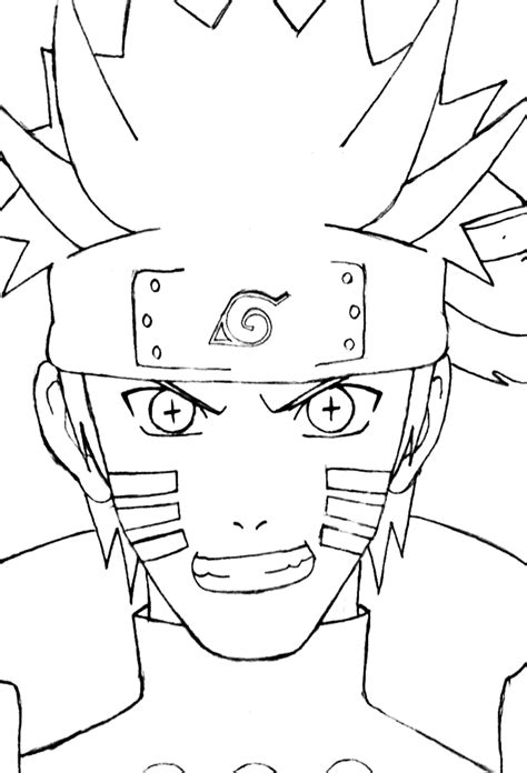 Naruto 6 Paths Sage Mode Drawing