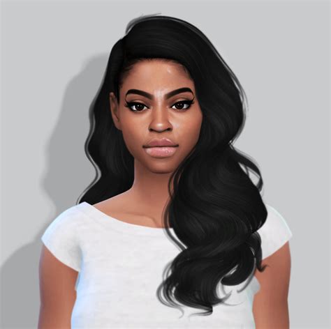 Brilliant Sims 4 Black Hairstyles Cc Downloads 50s And 60s Long Hair