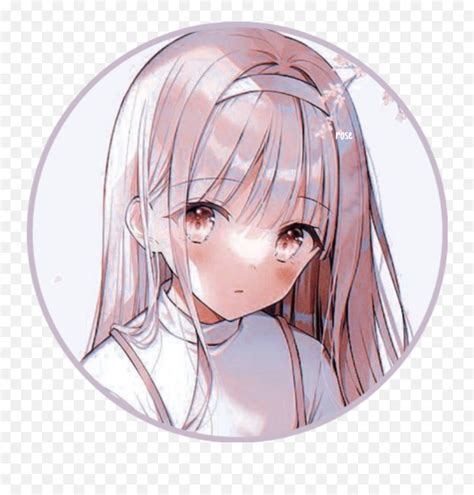 Pin Anime Girl Pfp Blond Hair Circle Pngfemale Base Drawing Icon