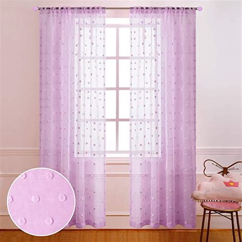 Purple Curtains 84 Inch Length For Girls Bedroom Decor 2
