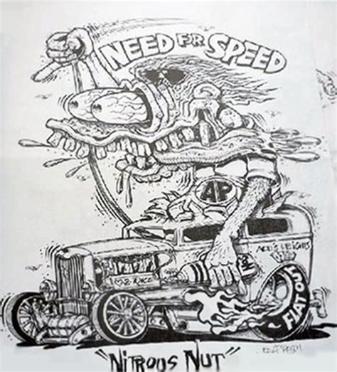 Need To Speed Unique By Big Daddy Ed Roth Ed Roth Art Cool Car