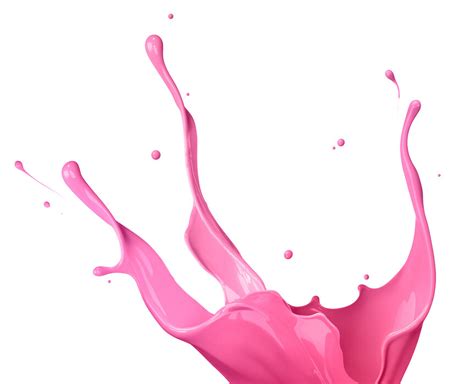 Pink Paint Splash Plakaty Wysokiej Jakości Photowall