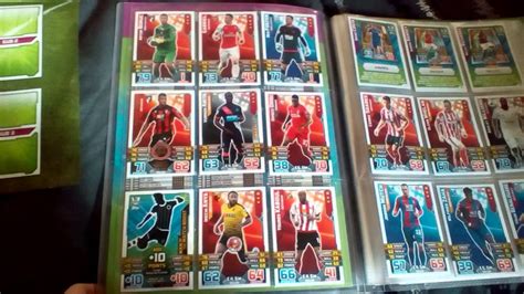 Match Attax Collection Book Really Good Players Youtube