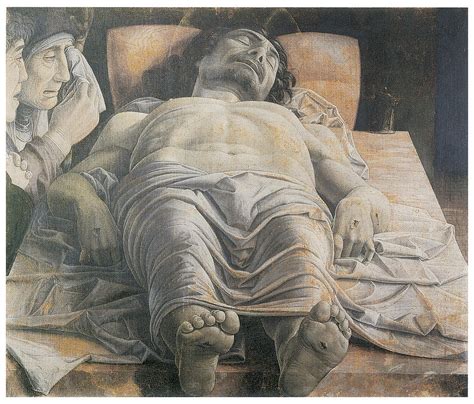 Dead Christ Painting By Andrea Mantegna Pixels