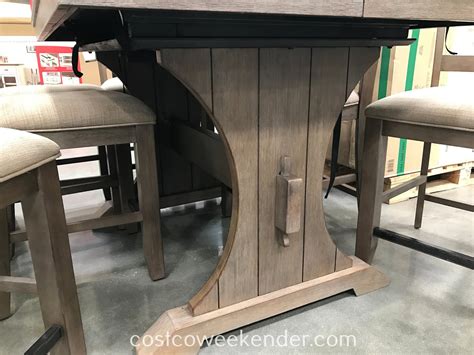 The lasting impression that the pulaski furniture madison ridge leg dining room set in light oak will generate will be for years to come. Pulaski Furniture 9-piece Counter Height Dining Set ...