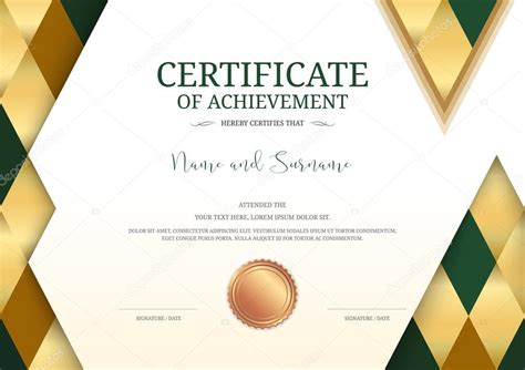 Vector Marcos Para Diplomas De Graduacion Plantilla De Certificado