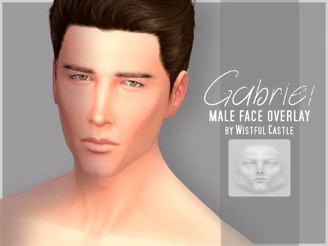 The Sims Resource Gabriel Face Overlay By Wistfulcastle Sims 4