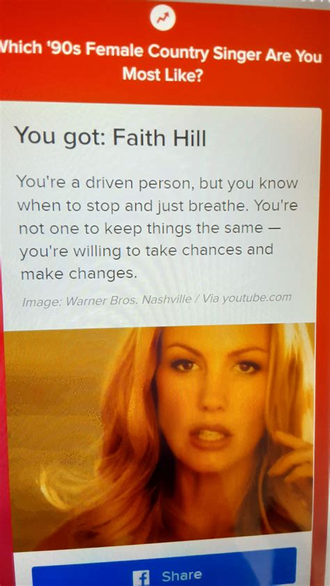 pin by isabella barnes on which 90s female country singer are you country singers faith hill