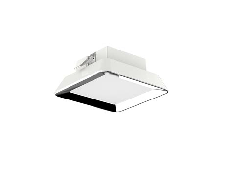 Aurora halogen 3.3 inch aperture square edge trimless downlight with housing is a specification grade, recessed adjustable accent fixture for plaster or drywall construction. 4 Inch Square Recessed Lighting Fixtures - UPSHINE Lighting