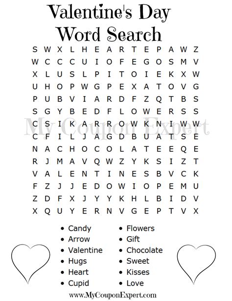 Valentines Day Word Search Printable Printable Word Searches