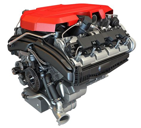 V8 Car Engine 3d Model Car Engine V8 Cars 3d Model