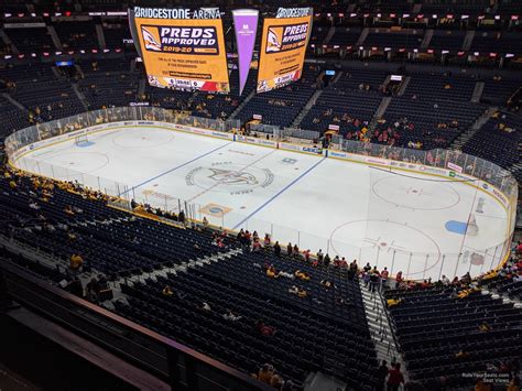 Section 312 at Bridgestone Arena - Nashville Predators - RateYourSeats.com