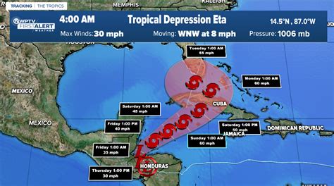 Eta Expected To Restrengthen Into Tropical Storm